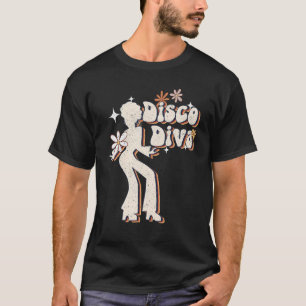 Disco Diva Dancing Queen 70s 80s Dance Par T-shirt