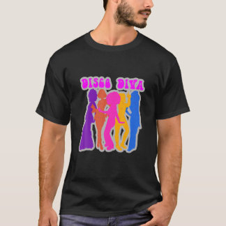 Disco Diva Disco Outfit Vrouwen Disco Girl Costume T-shirt