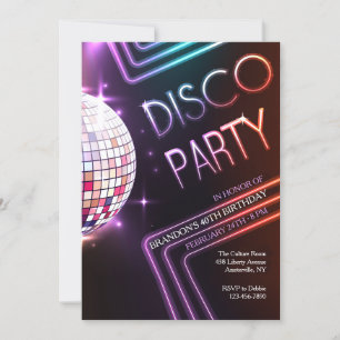 Disco Feest Kaart