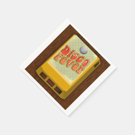 Disco Fever 8-track Theme Party Groovy Design Servetten (Hoek)