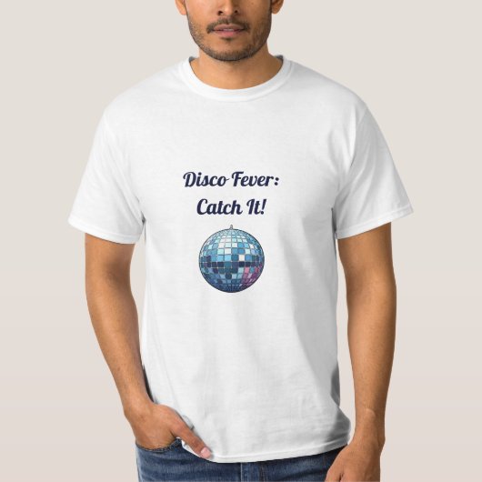 Disco Fever Catch It! Disco Ball with Reflective B T-shirt (Voorkant)