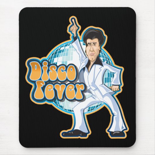 Disco Fever Mousepad Muismat (Voorkant)
