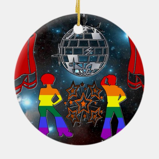 Disco Fever Ornament (Achterkant)