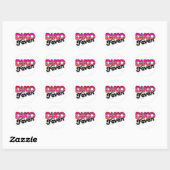 Disco Fever Ronde Sticker (Vel)
