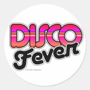 Disco Fever Ronde Sticker