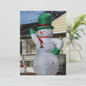 Disco Frosty Feestdagenkaart (Staand voorkant)