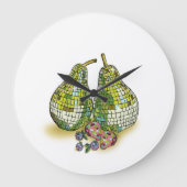 Disco fruit wandklok grote klok (Voorkant)