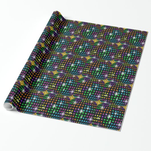 Disco Gift Wrap - SRF Cadeaupapier (Uitgerold)