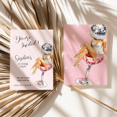 Disco Girl Cocktail Invitation