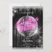 Disco Glam Galentine Party Invitation (Devant)