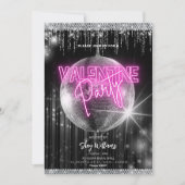 Disco Glam Valentine Party Invitation (Devant)