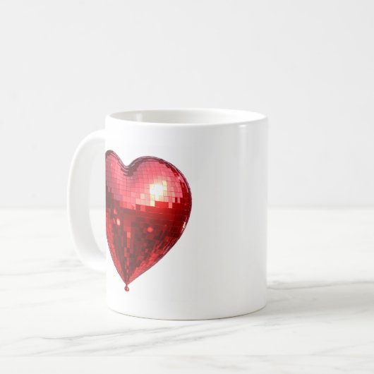 Disco Heart Mug (Devant gauche)