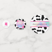 "Disco in de woestijn" Bach Party-tabel Confetti (Achterkanten)