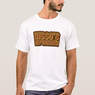Disco Infernal Funny Boogie Parodie Slogan T-shirt