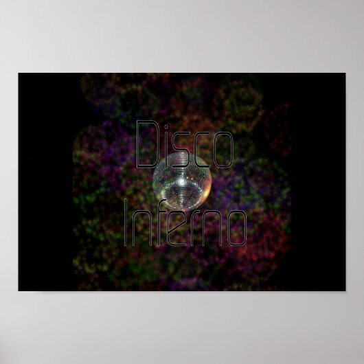 Disco Inferno Poster (Voorkant)