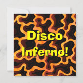 Disco Inferno Uitnodiging (Voorkant)