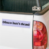 Disco Isn't Dead bumper sticker purple (Sur camion)