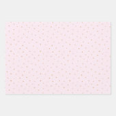 Disco Kerst Wrapping Papier Flat Sheet Set van 3 Inpakpapier Vel (Voorkant 3)