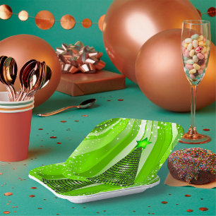 Disco-kerstboom Papieren Bordje