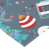 Disco Kerstmuziek Cassette Ghost Tafelkleed (Gekanteld)