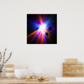 Disco-licht - Poster (Keuken)