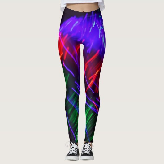 Disco lichtpeins leggings (Voorkant)