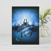 Disco Lights 16 Blue ID777 Kaart (Staand voorkant)