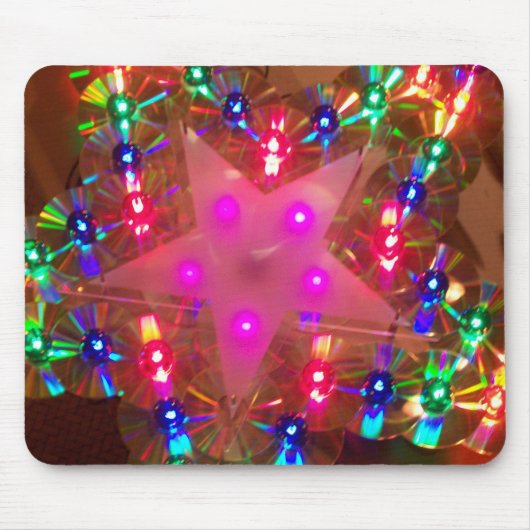 Disco Lights Star Muismat (Voorkant)