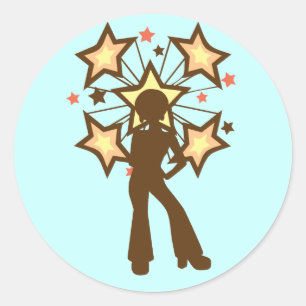 Disco Mama Ronde Sticker