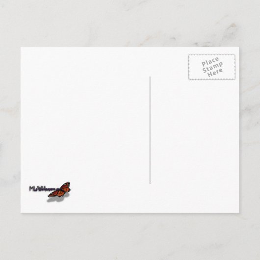 Disco Marigold Oranje en Red Summer Flower Briefkaart (Achterkant)