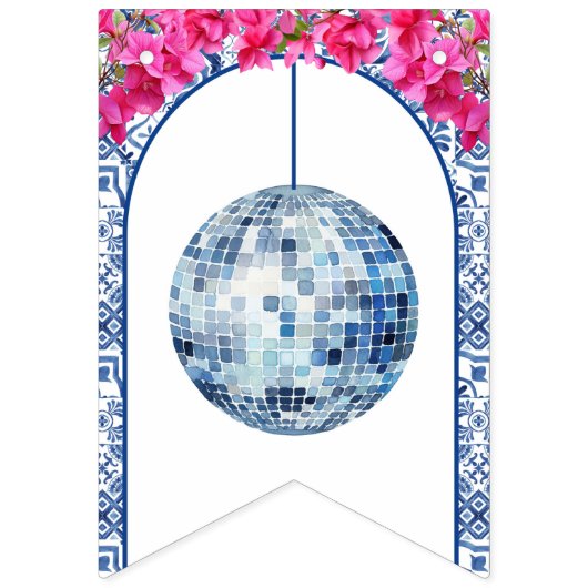 Disco Mediterrane Mamma Gefeliciteerd Vlaggetjes (Eerste vlag)