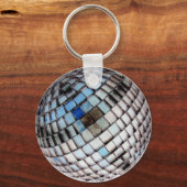 Disco Metal Mirror Ball Sleutelhanger (Voorkant)