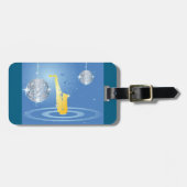 Disco Music Bagagelabel (Voorkant horizontaal)