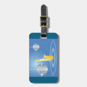 Disco Music Bagagelabel (Voorkant verticaal)