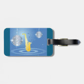 Disco Music Bagagelabel (Achterkant horizontaal)