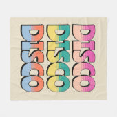 Disco Music Fleece Deken (Voorkant (Horizontaal))