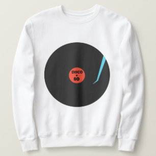 Disco Music Record Sweatshirt