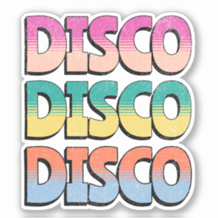 Disco Music Sticker