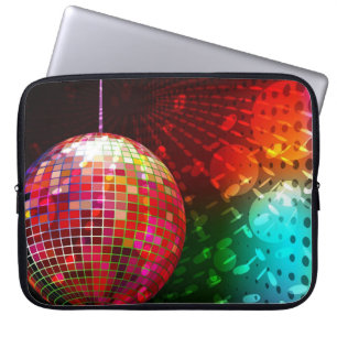 Disco Night Retro 70-inch Disco Ball-laptophoes Laptop Sleeve