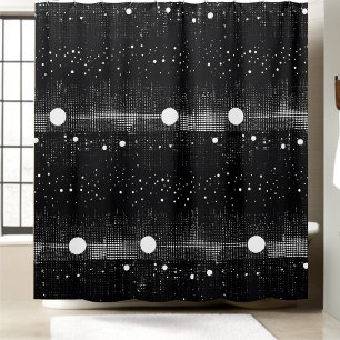 Disco noir et blanc Vibe Douche rideau