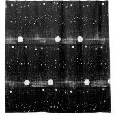 Disco noir et blanc Vibe Douche rideau (Devant)