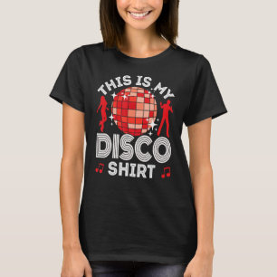 Disco Outfit Vrouwen Mannen, 80s & 70s Kostuum Dit T-shirt