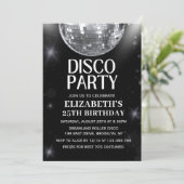 Disco Party | 70'S Adults Birthday Kaart (Staand voorkant)
