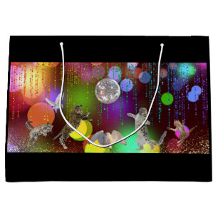 Disco Party Animal Gift Bag Groot Cadeauzakje