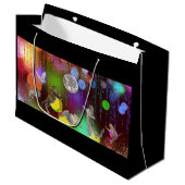 Disco Party Animal Gift Bag Groot Cadeauzakje (Voorkant Gekanteld)