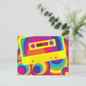 Disco Party Briefkaart (Staand voorkant)