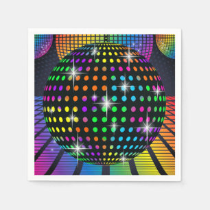 Disco Party Napkin Servetten