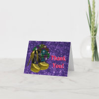 Disco Party Spiegel Ball Dank u kaarten