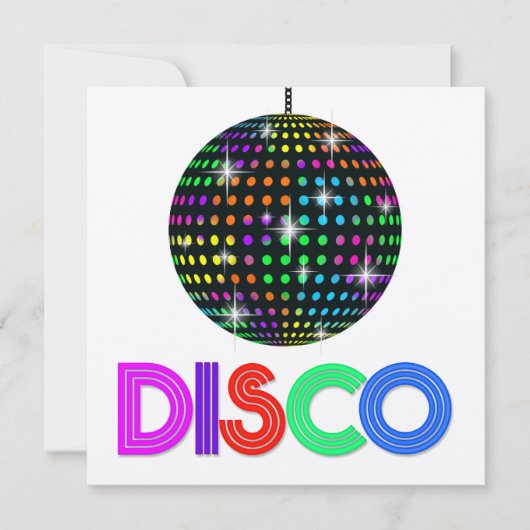 DISCO Party - SRF Kaart (Voorkant)