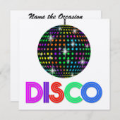 DISCO Party - SRF Kaart (Voorkant / Achterkant)